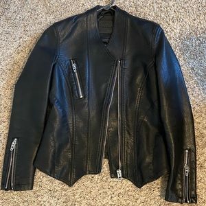 BLANKNYC Faux Leather Jacket Black